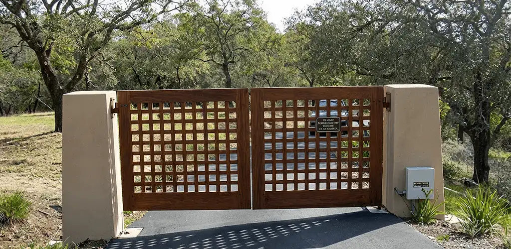 Driveway gate installation for a residential property in Chicago, IL