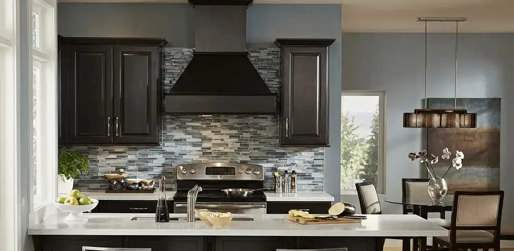 Kitchen cabinet painting and refinishing in a modern kitchen in Chicago, IL